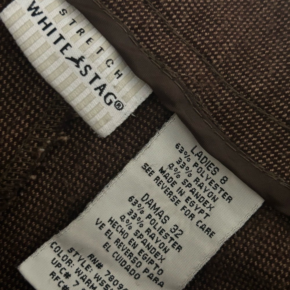 White Stag Chocolate Brown Stretch Trousers